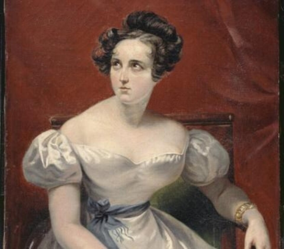 Portrait of Harriet Smithson by Dubufe Claude Marie 2